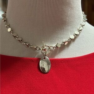 Chic Silver Pendant Necklace